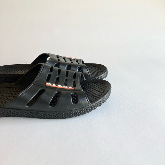 Men’s Sport Black Rubber Flip Flops Sandals size US 9 - Picture 5 of 13